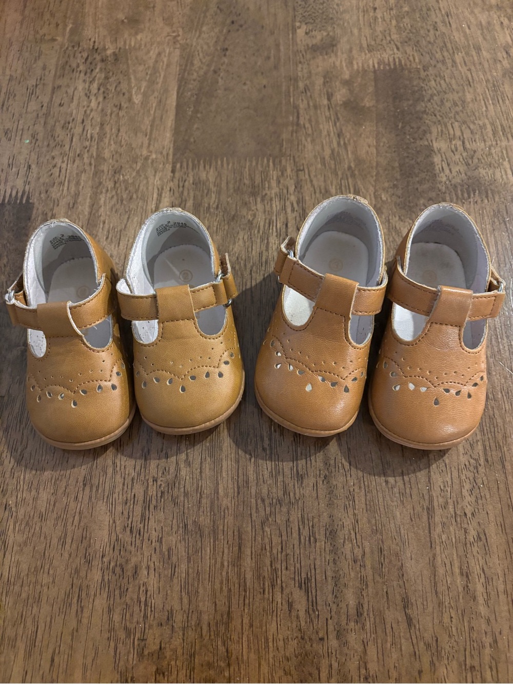 Angel T Strap Infant shoes size 2 and 3